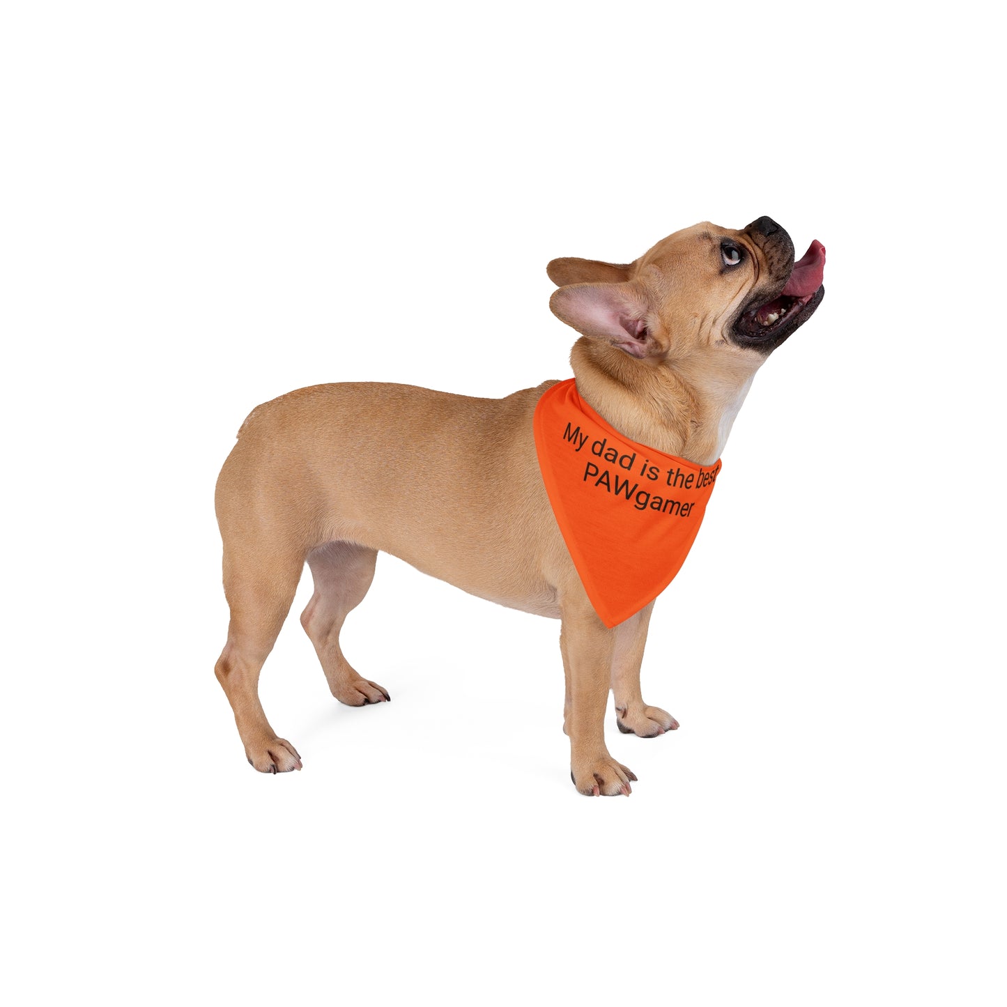 "My Dad is the Best Pawgamer" Dog Bandana: