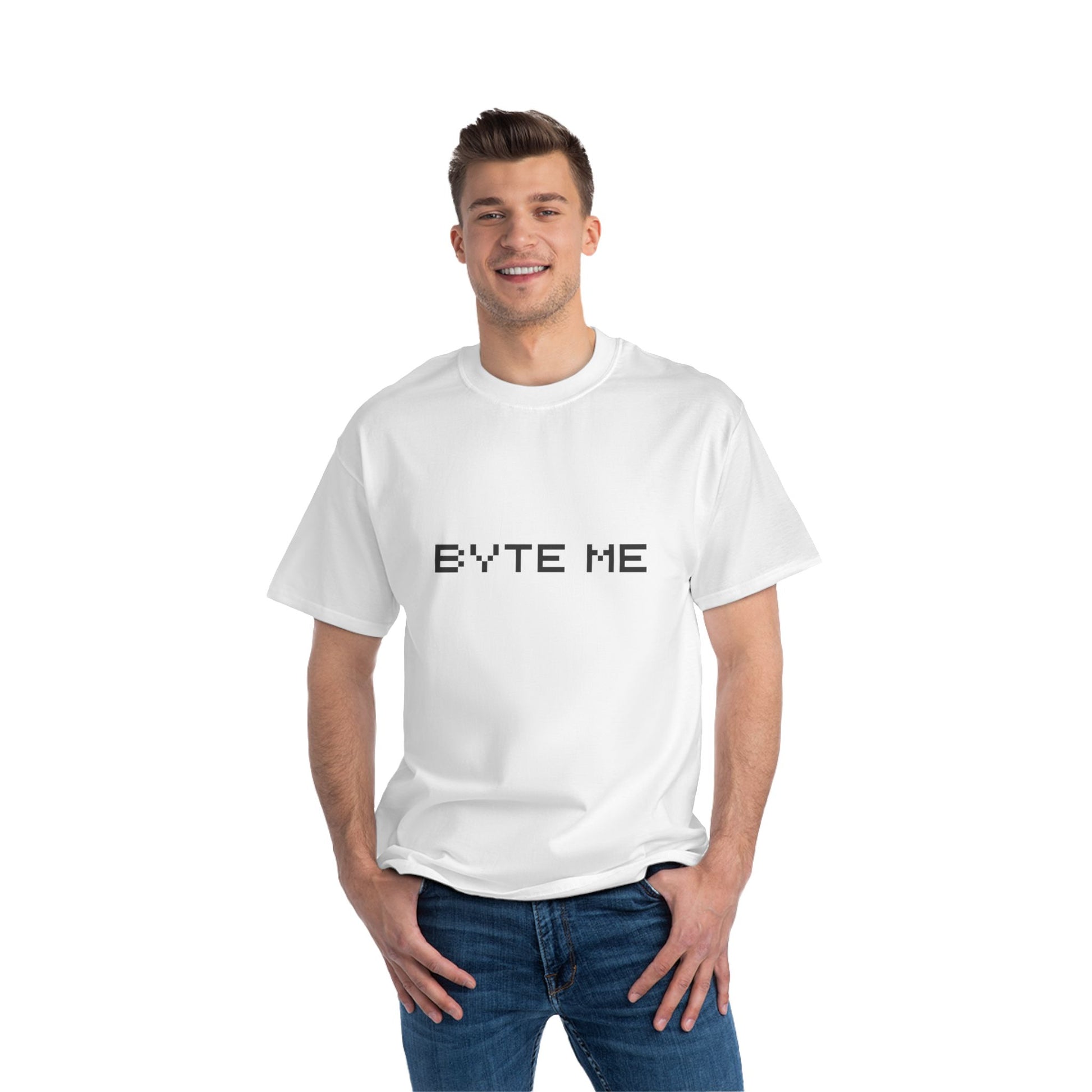 Wide, pre-shrunk, Byte Me Shirt! - ProgrammerMerch