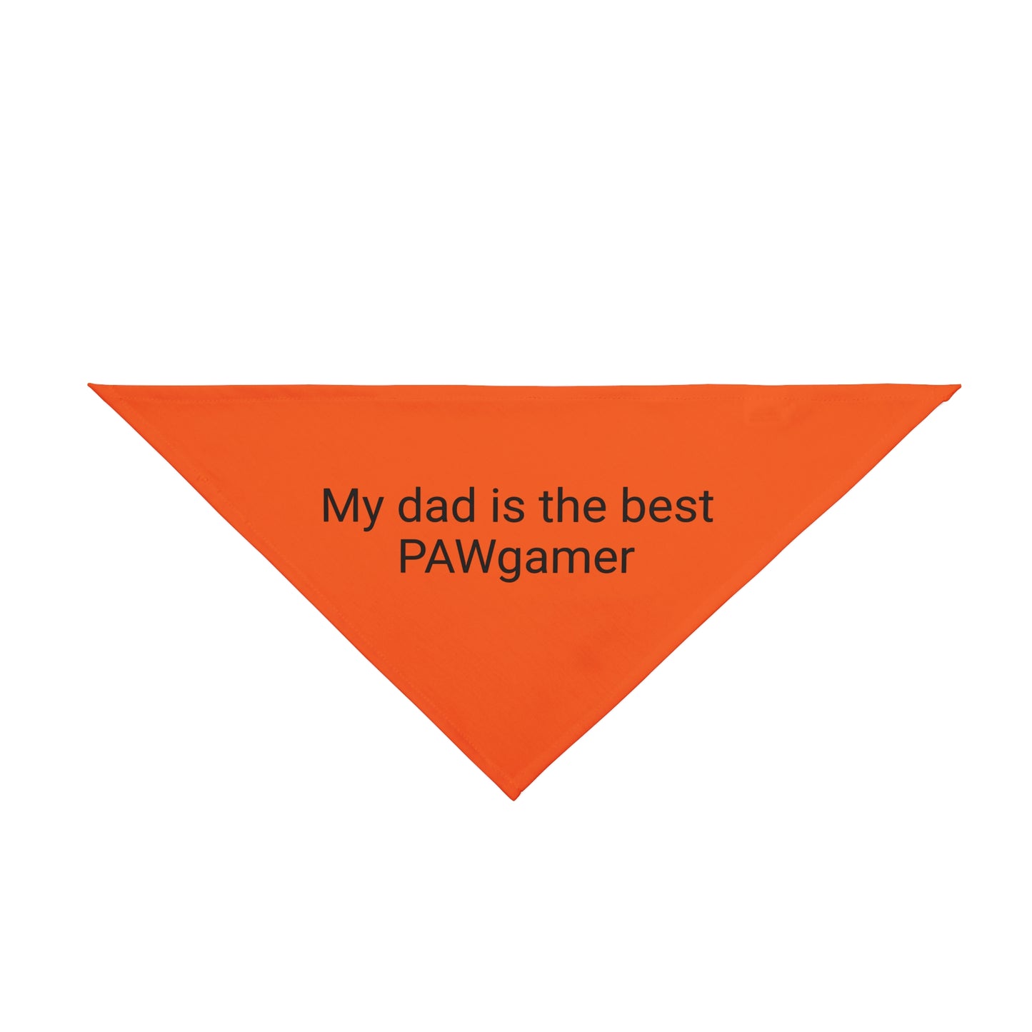 "My Dad is the Best Pawgamer" Dog Bandana: