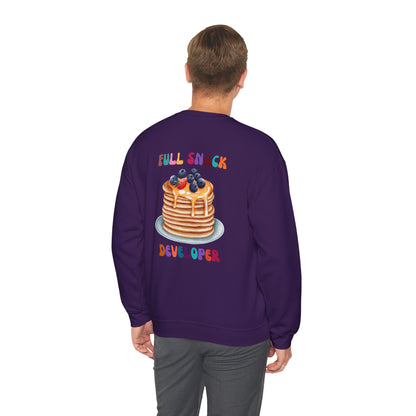 "Full Snack Developer" Sweatshirt - ProgrammerMerch