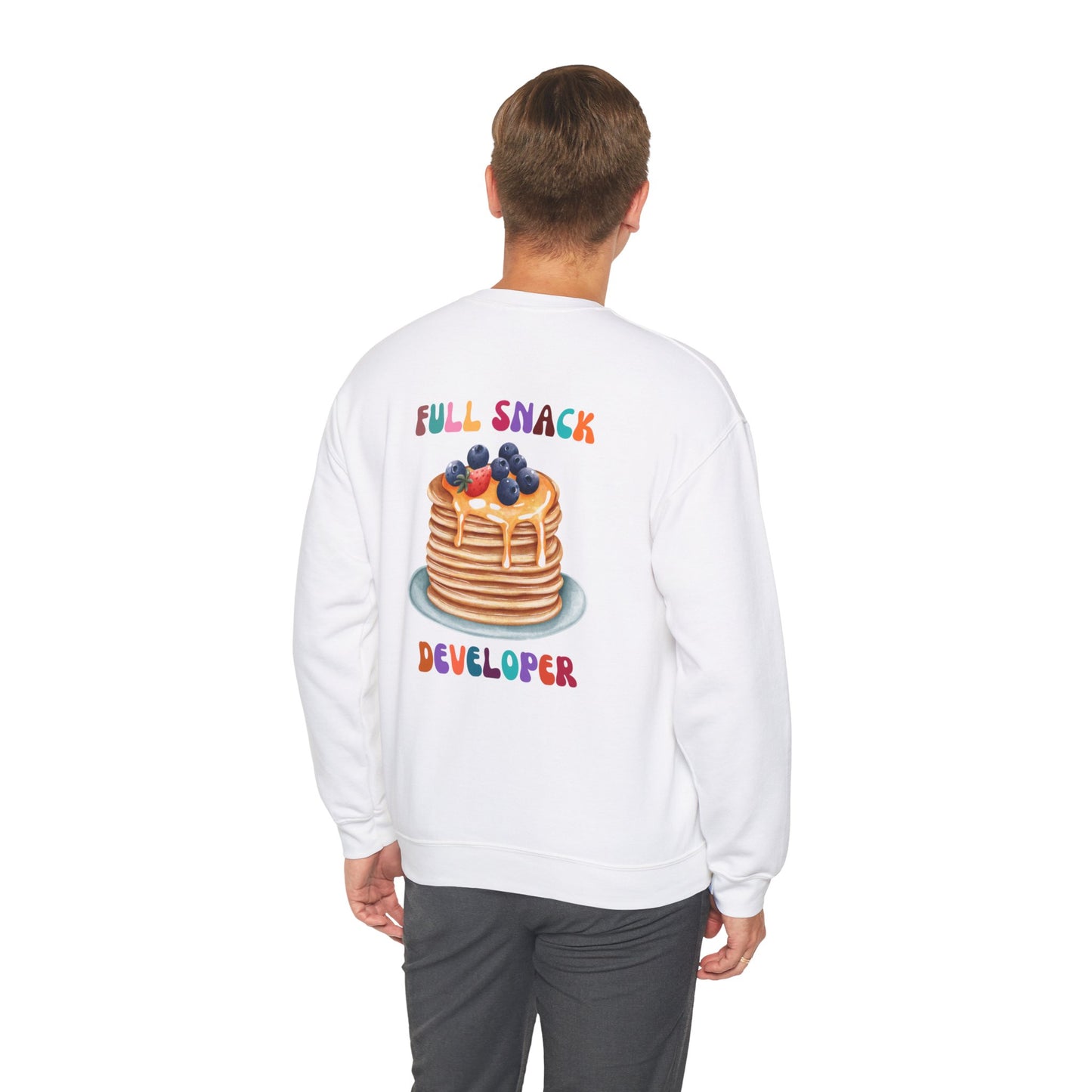 "Full Snack Developer" Sweatshirt - ProgrammerMerch