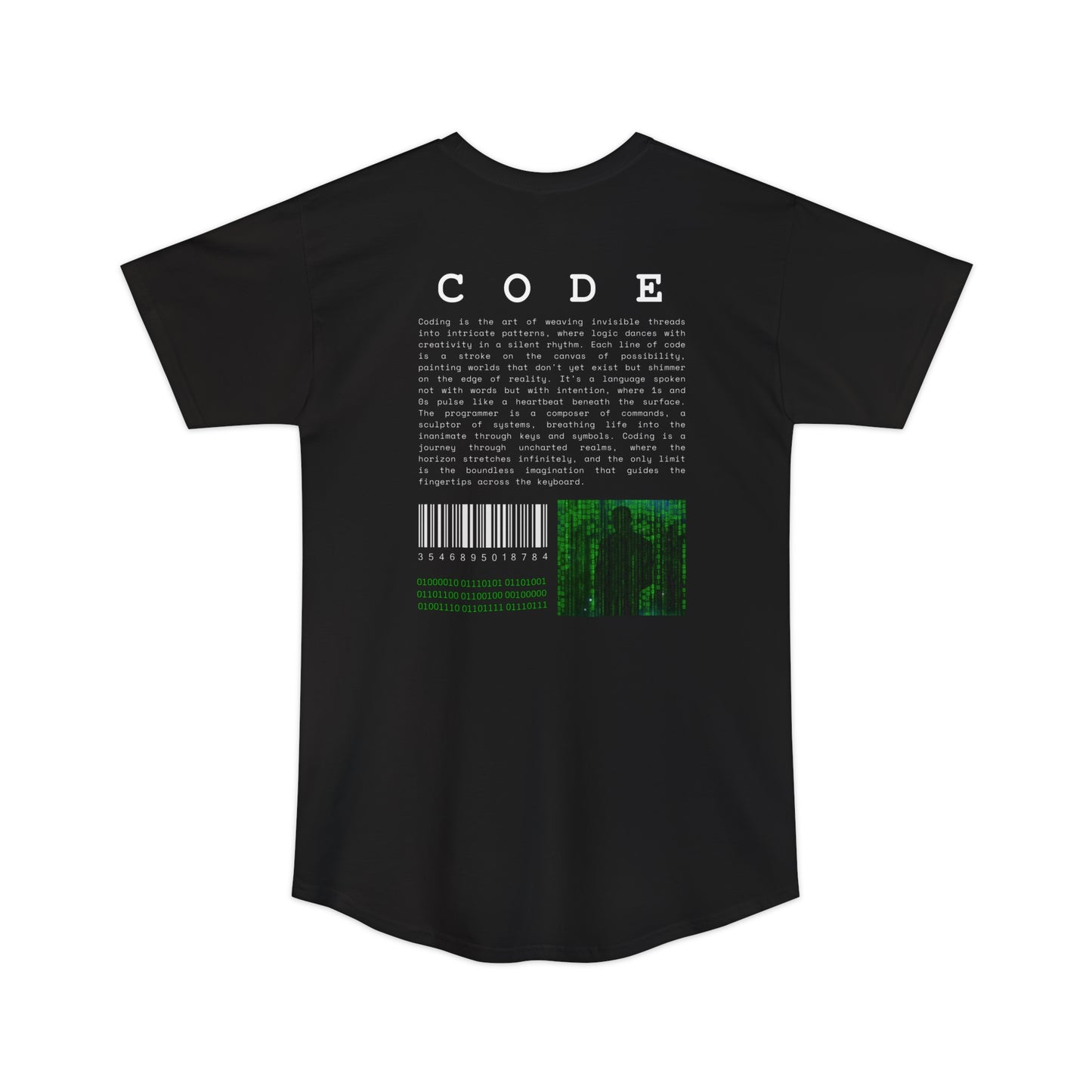 "Coding is profound" Long-Body Tee - ProgrammerMerch