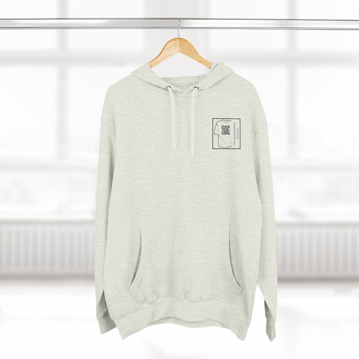 Working Three-Panel Fleece Hoodie - ProgrammerMerch