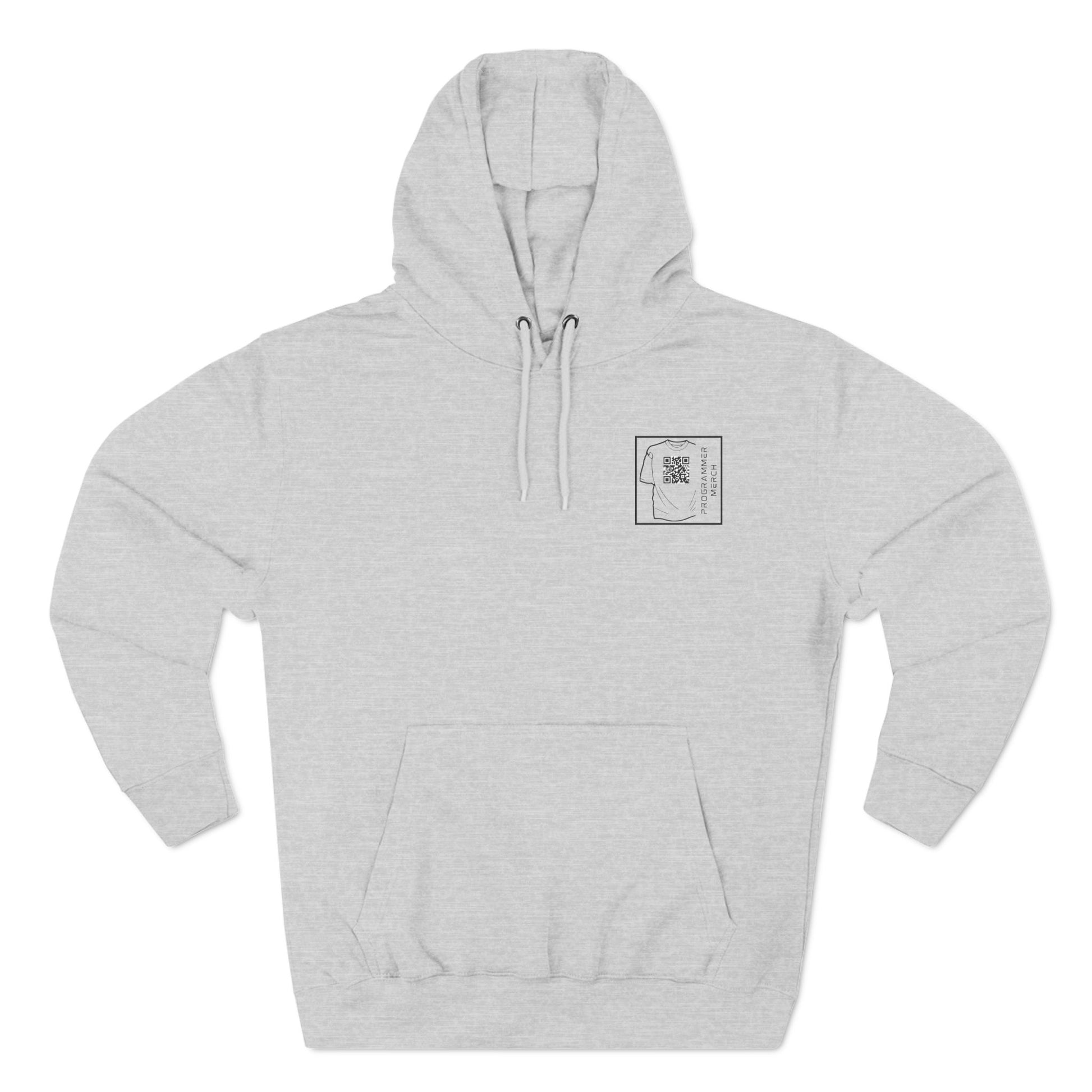 Working Three-Panel Fleece Hoodie - ProgrammerMerch