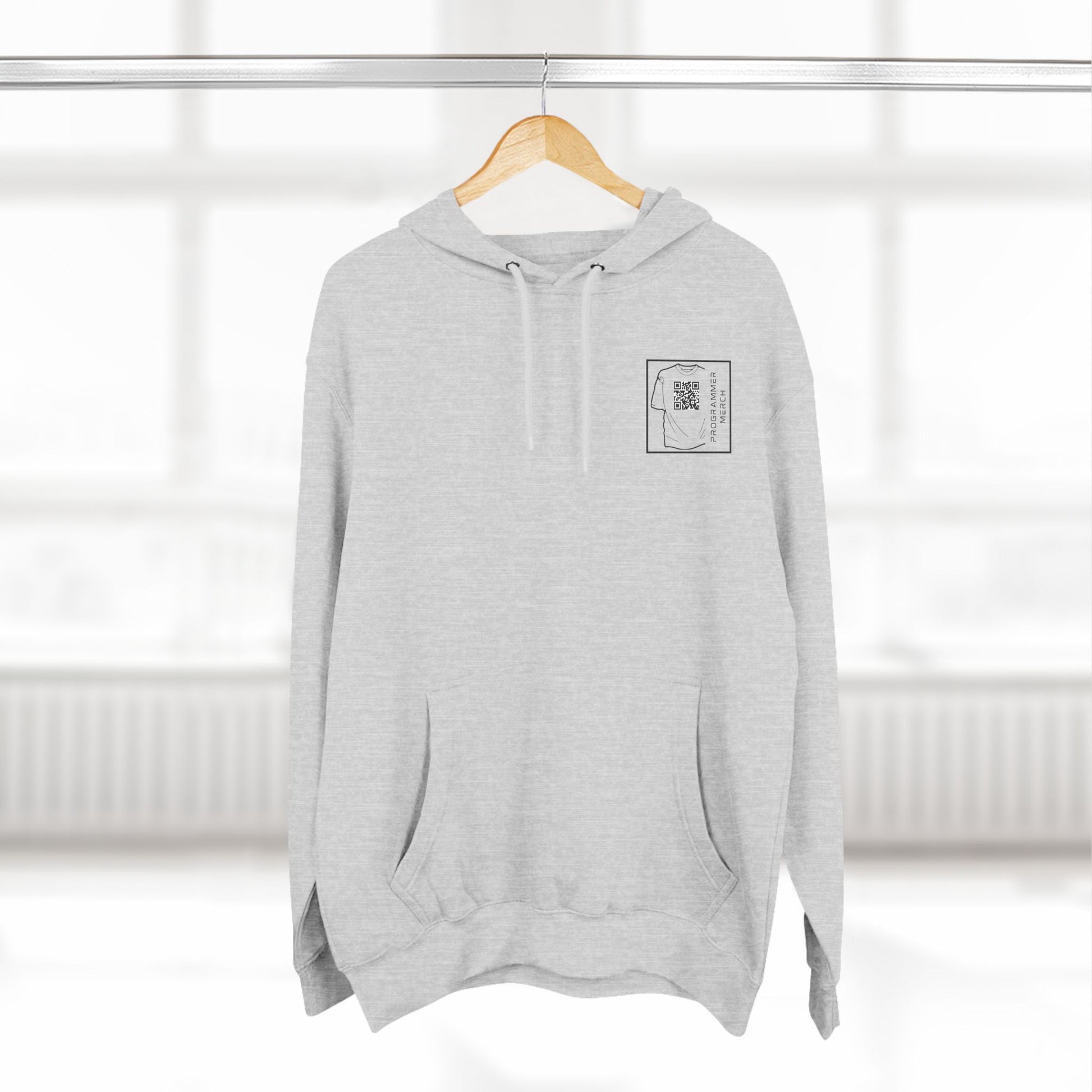 Working Three-Panel Fleece Hoodie - ProgrammerMerch