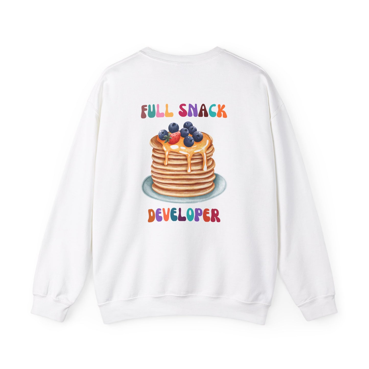 "Full Snack Developer" Sweatshirt - ProgrammerMerch