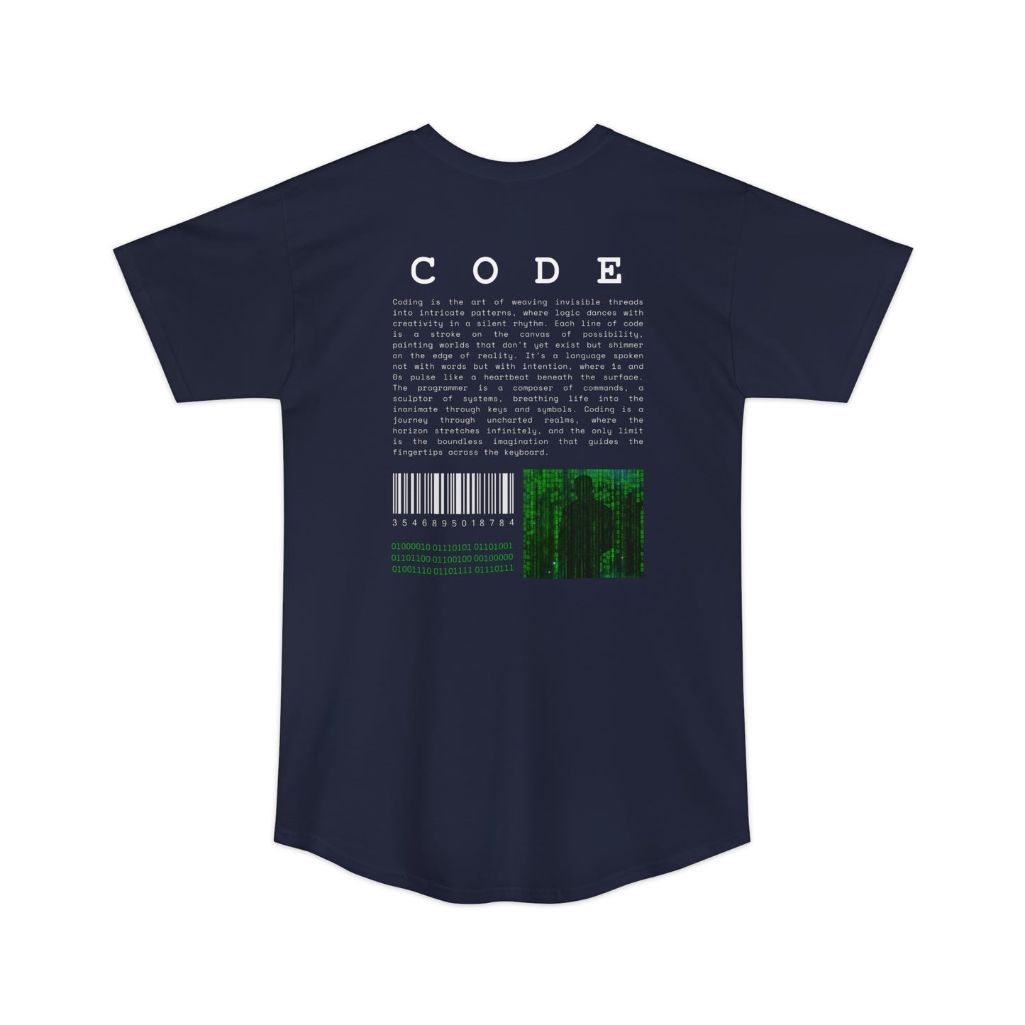 "Coding is profound" Long-Body Tee - ProgrammerMerch